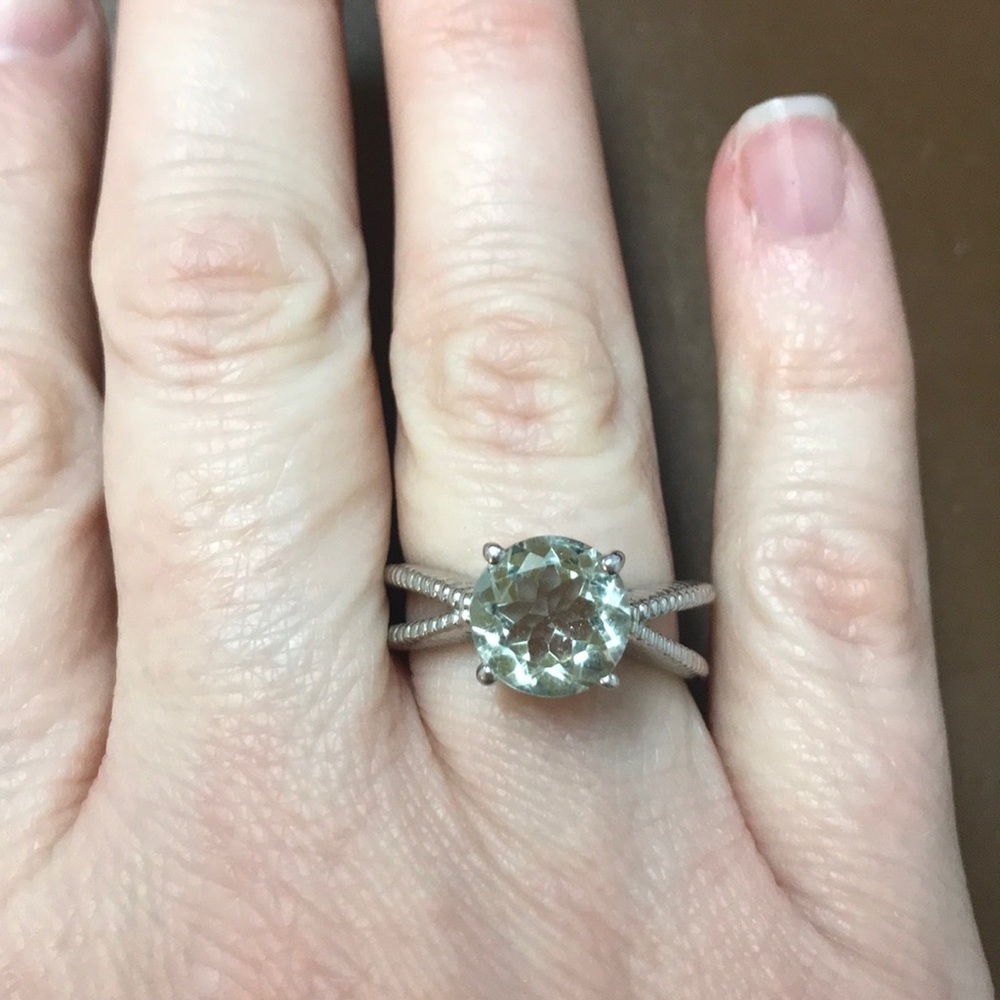 Green Amethyst ring